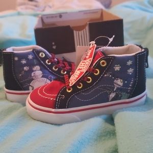 NIB Vans x Nightmare B4 Christmas Toddler HiTop